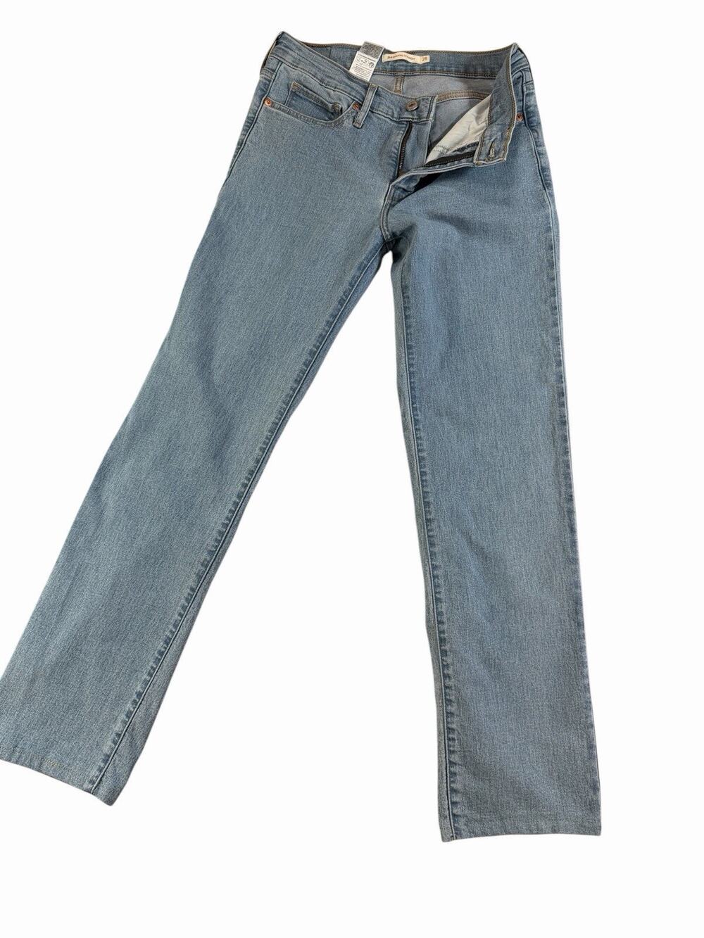 Levi’s 314 Shaping Straight Jeans Women's 28 Mid Rise Light Wash Denim